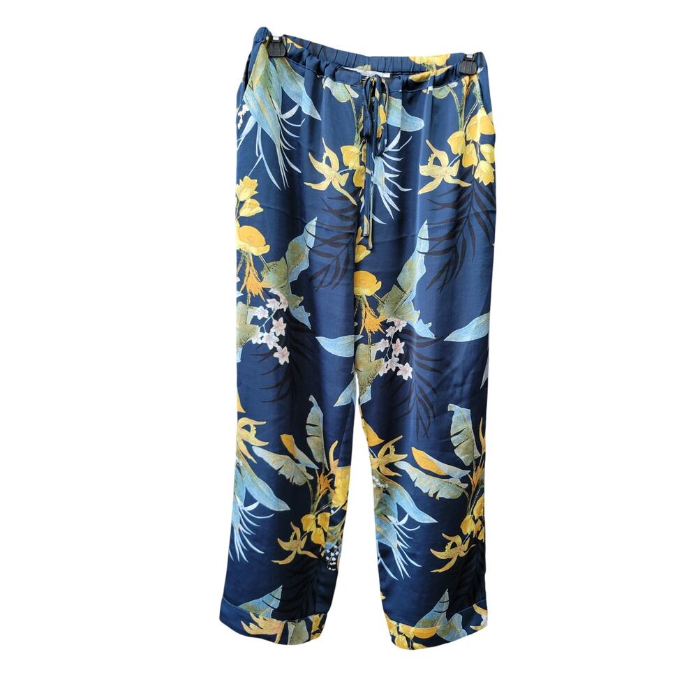 Subtle Luxury Womens Size Small Medium Floral Pants $98 Lightweight Resort